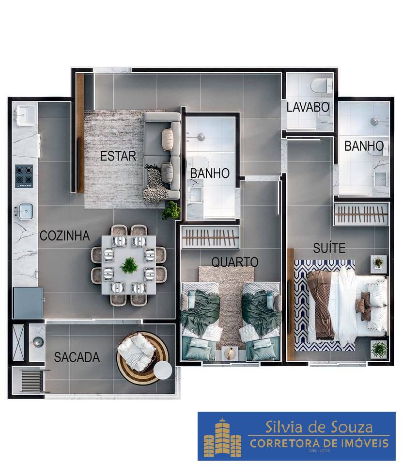 Apartamento à venda com 2 quartos, 72m² - Foto 21