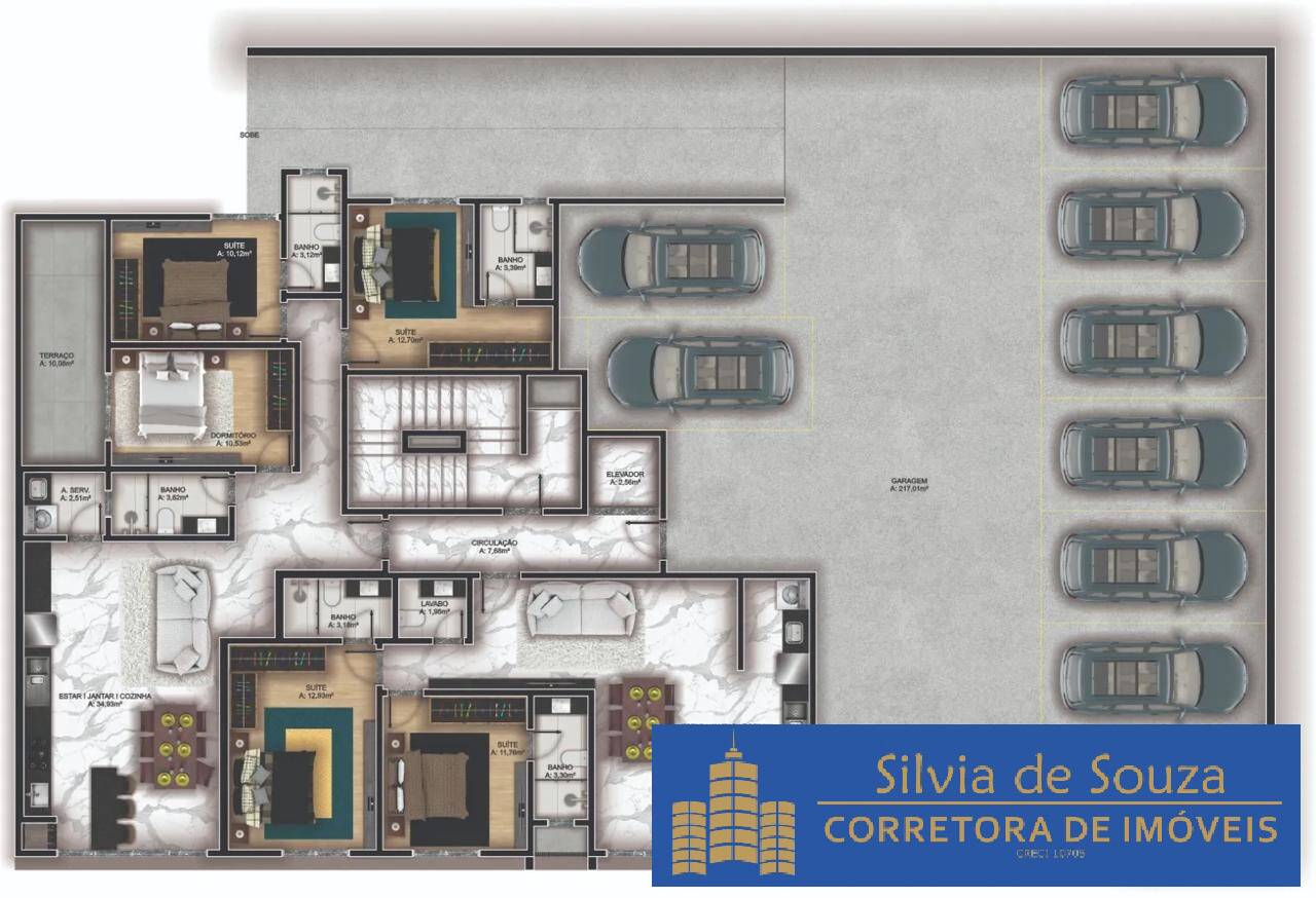 Apartamento à venda com 2 quartos, 80m² - Foto 8